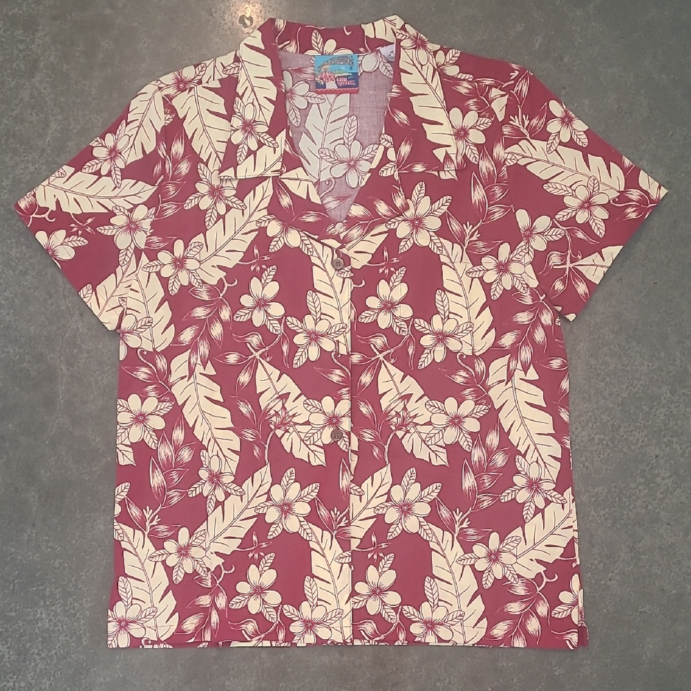 VINTAGE HAWAIIAN JOE KEALOHA REYN SPOONER BUTTON DOWN SHIRT